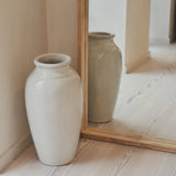 Lilia – Espelho de Corpo Inteiro Arqueado em Madeira Clara 170cm x 80cm