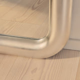 Obsidian – Espelho Retangular de Corpo Inteiro Extra Grande com Acabamento Cromado Escovado 200cm x 120cm