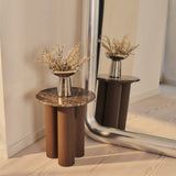 Obsidian – Espelho Retangular de Corpo Inteiro Extra Grande com Acabamento Cromado Escovado 200cm x 120cm