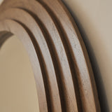 Luciana – Espelho Extra Grande de Corpo Inteiro Irregular em Madeira Quente 200cm x 115cm