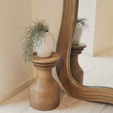 Luciana – Espelho Extra Grande de Corpo Inteiro Irregular em Madeira Quente 200cm x 115cm