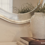 Riva – Espelho Irregular em Forma de Lago com Acabamento Cromado Escovado 98cm x 89cm