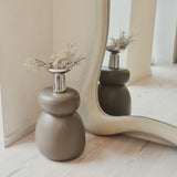 Wabi-Sabi – Espelho Irregular de Corpo Inteiro em Betão, Extra Grande 190cm x 130cm